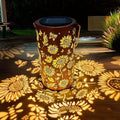 Solar Sunflower Butterfly Garden Lamp
